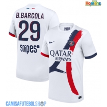 Camisa de time de futebol Paris Saint-Germain Bradley Barcola #29 Replicas 2º Equipamento 2025-26 Manga Curta